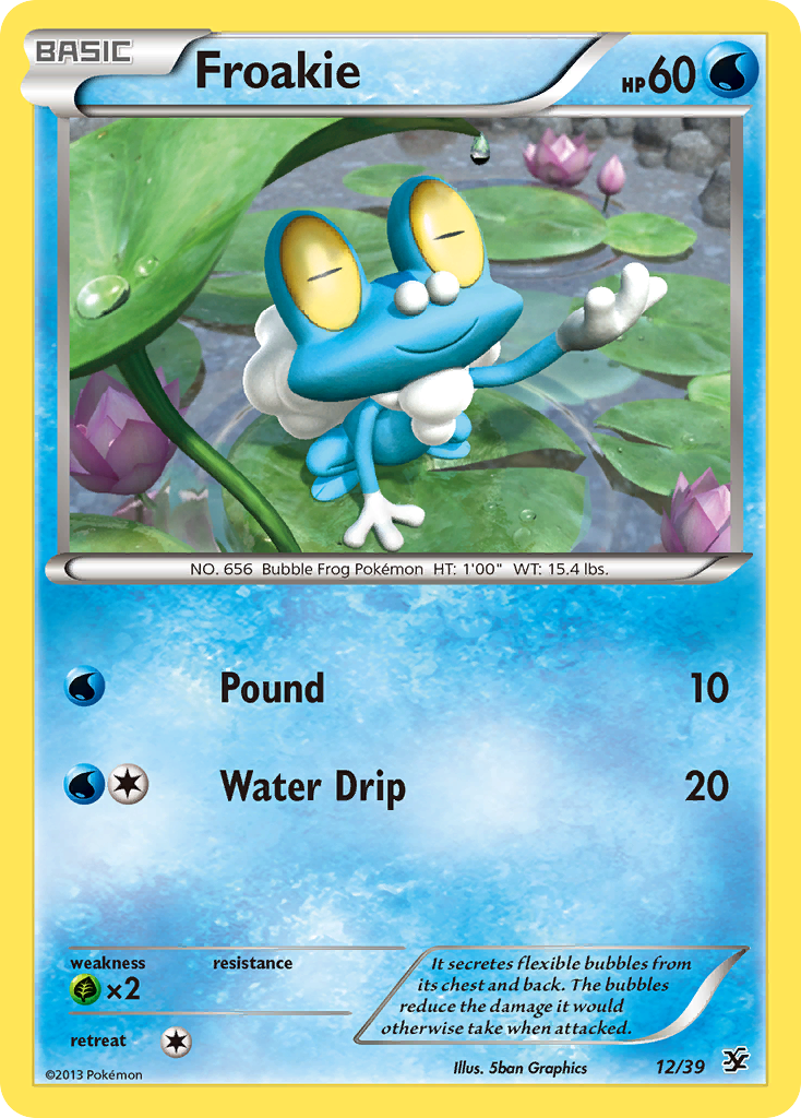 Froakie (12/39) [XY: Kalos Starter Set] | Anubis Games and Hobby