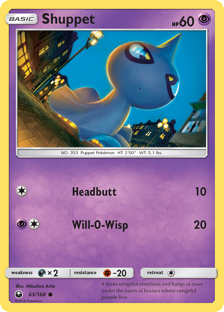 Shuppet (63/168) [Sun & Moon: Celestial Storm] | Anubis Games and Hobby