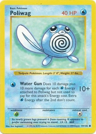 Poliwag (59/102) [Base Set Shadowless Unlimited] | Anubis Games and Hobby