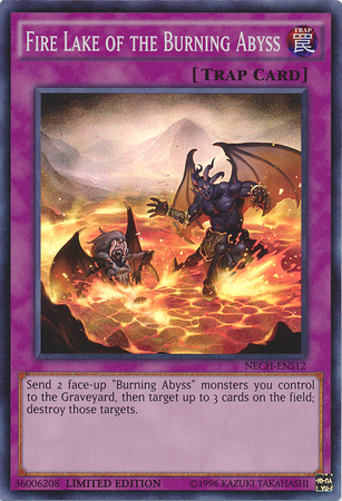 Fire Lake of the Burning Abyss (SE) [NECH-ENS12] Super Rare | Anubis Games and Hobby