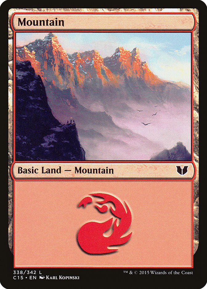 Mountain (338) [Commander 2015] | Anubis Games and Hobby