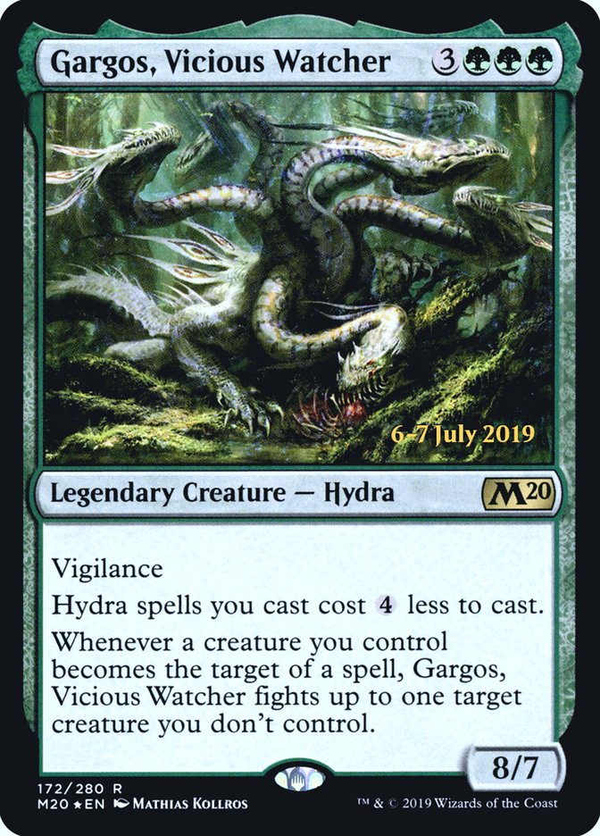 Gargos, Vicious Watcher [Core Set 2020 Prerelease Promos] | Anubis Games and Hobby