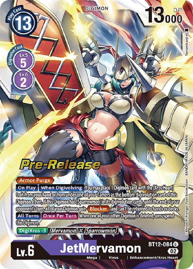 JetMervamon [BT12-084] [Across Time Pre-Release Cards] | Anubis Games and Hobby