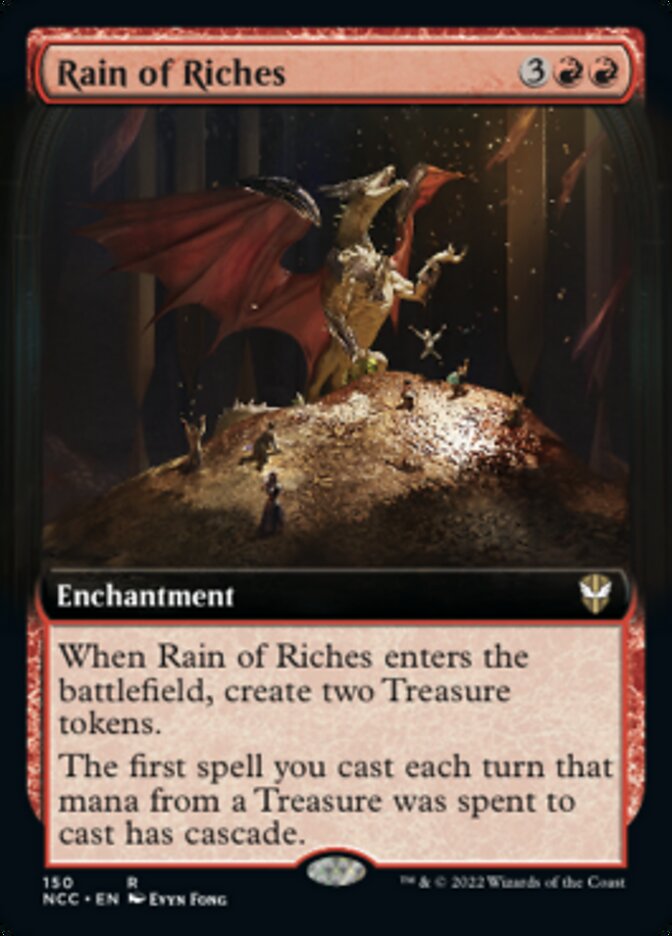 Rain of Riches (Extended Art) [Streets of New Capenna Commander] | Anubis Games and Hobby
