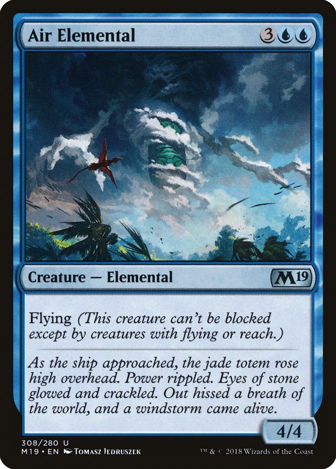 Air Elemental [Core Set 2019] | Anubis Games and Hobby