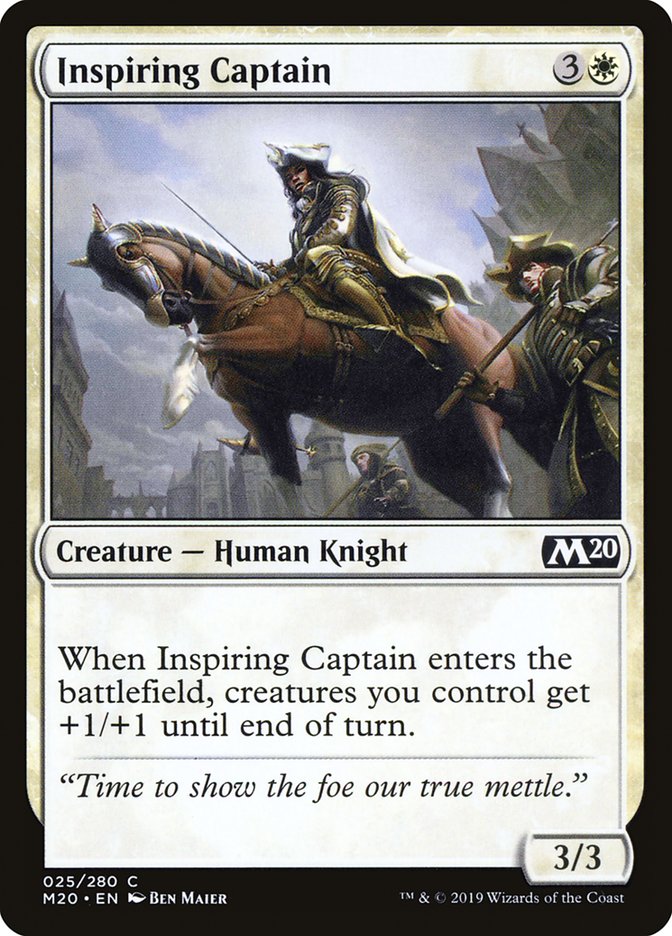 Inspiring Captain [Core Set 2020] | Anubis Games and Hobby