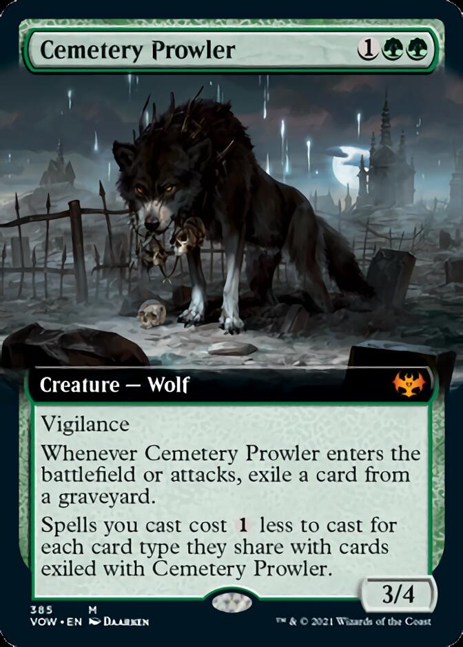 Cemetery Prowler (Extended Art) [Innistrad: Crimson Vow] | Anubis Games and Hobby