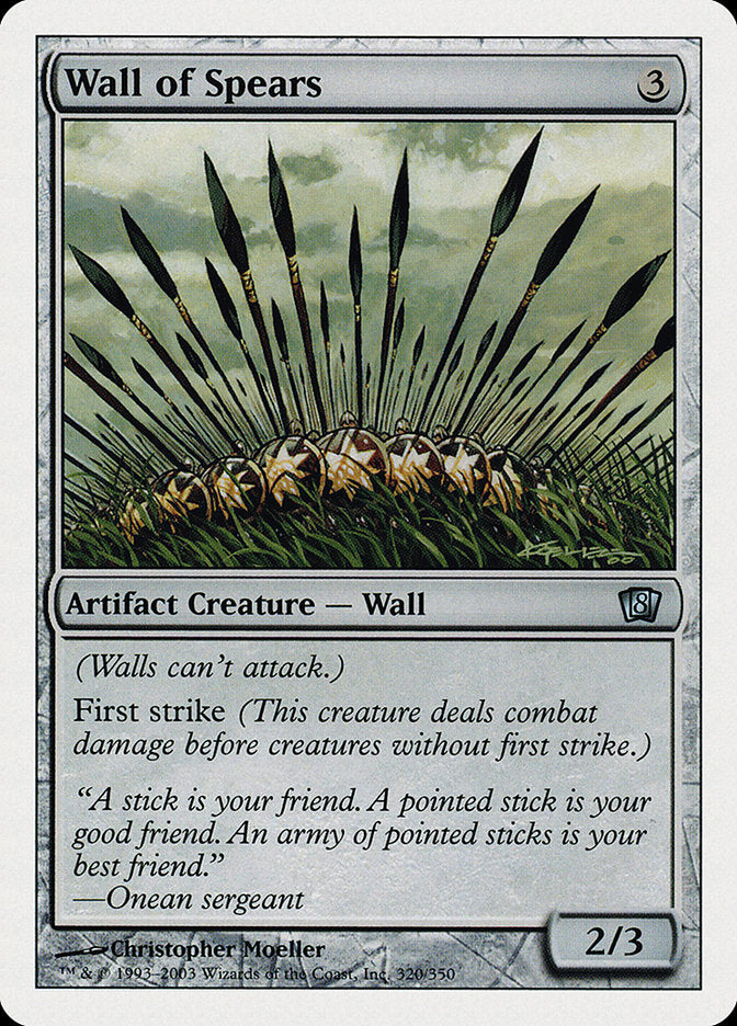 Wall of Spears [Eighth Edition] | Anubis Games and Hobby