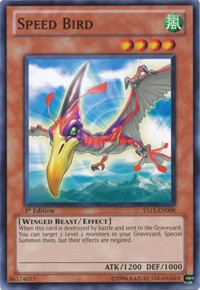 Speed Bird [Starter Deck: Dawn of the Xyz] [YS11-EN008] | Anubis Games and Hobby