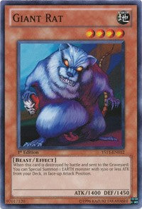 Giant Rat [Starter Deck: Dawn of the Xyz] [YS11-EN012] | Anubis Games and Hobby