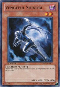 Vengeful Shinobi [Starter Deck: Dawn of the Xyz] [YS11-EN017] | Anubis Games and Hobby