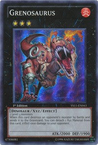 Grenosaurus [Starter Deck: Dawn of the Xyz] [YS11-EN043] | Anubis Games and Hobby