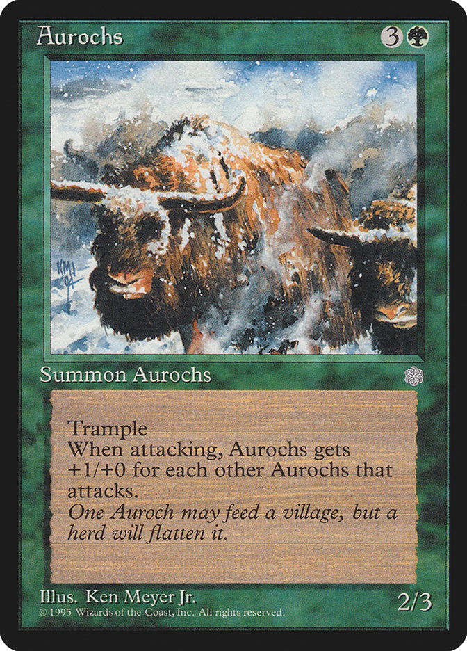 Aurochs [Ice Age] | Anubis Games and Hobby