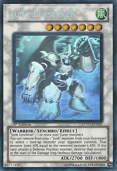 Junk Berserker [EXVC-EN037] Ghost Rare | Anubis Games and Hobby