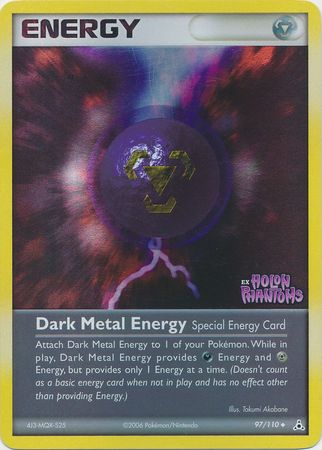 Dark Metal Energy (97/110) (Stamped) [EX: Holon Phantoms] | Anubis Games and Hobby