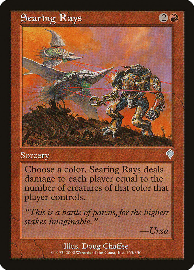 Searing Rays [Invasion] | Anubis Games and Hobby