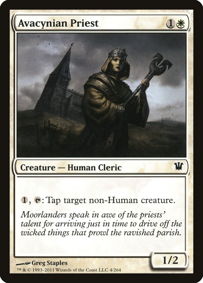 Avacynian Priest [Innistrad] | Anubis Games and Hobby