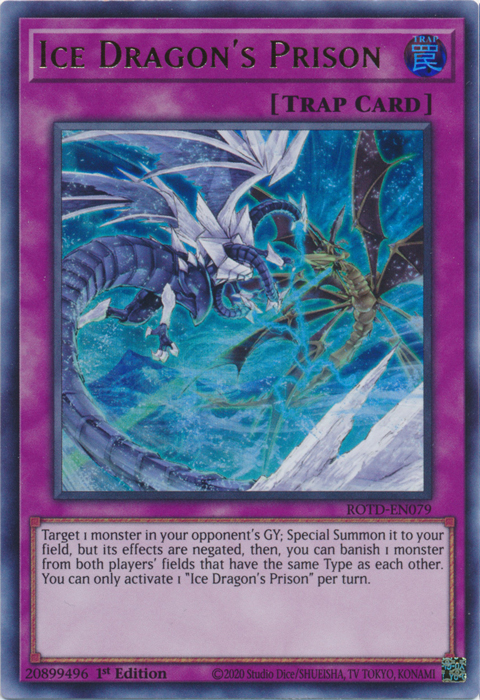 Ice Dragon's Prison [ROTD-EN079] Ultra Rare | Anubis Games and Hobby