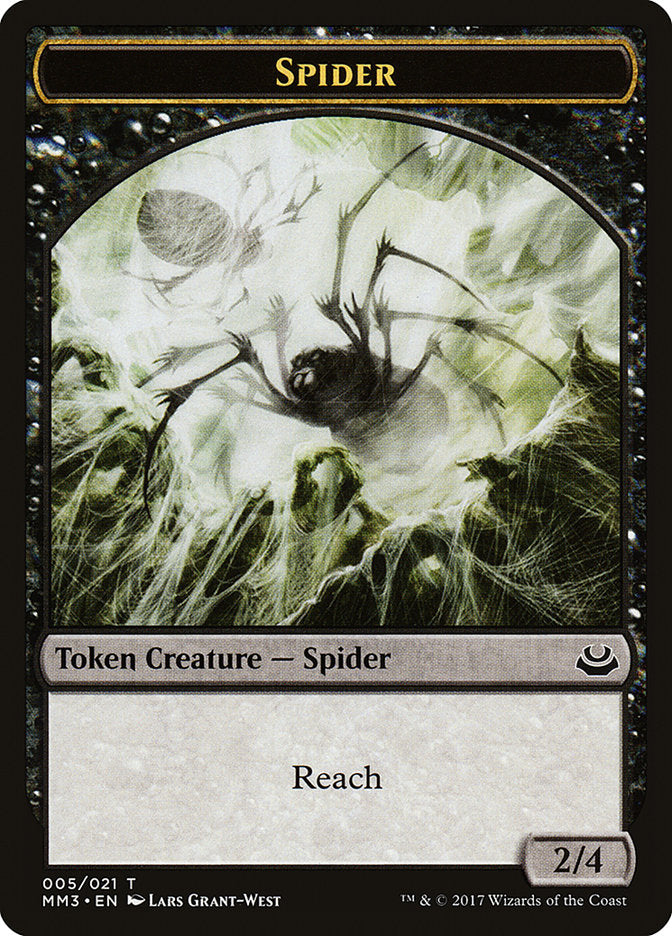 Spider Token [Modern Masters 2017 Tokens] | Anubis Games and Hobby