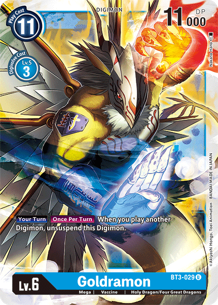 Goldramon [BT3-029] [Release Special Booster Ver.1.5] | Anubis Games and Hobby