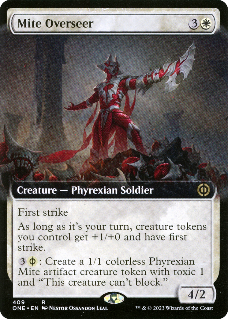 Mite Overseer (Extended Art) [Phyrexia: All Will Be One] | Anubis Games and Hobby