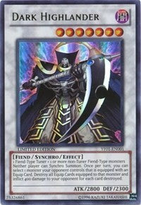 Dark Highlander [Yu-Gi-Oh! 5D's Manga Promotional Cards] [YF01-EN001] | Anubis Games and Hobby