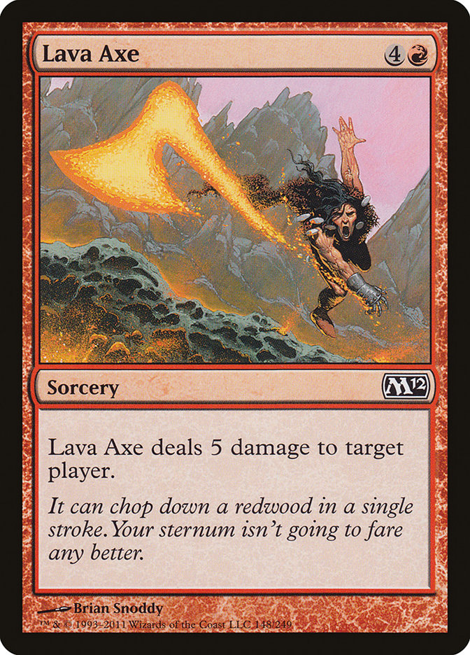 Lava Axe [Magic 2012] | Anubis Games and Hobby