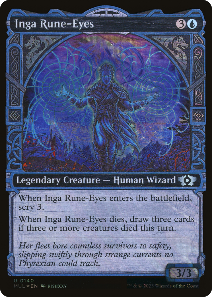 Inga Rune-Eyes (Halo Foil) [Multiverse Legends] | Anubis Games and Hobby