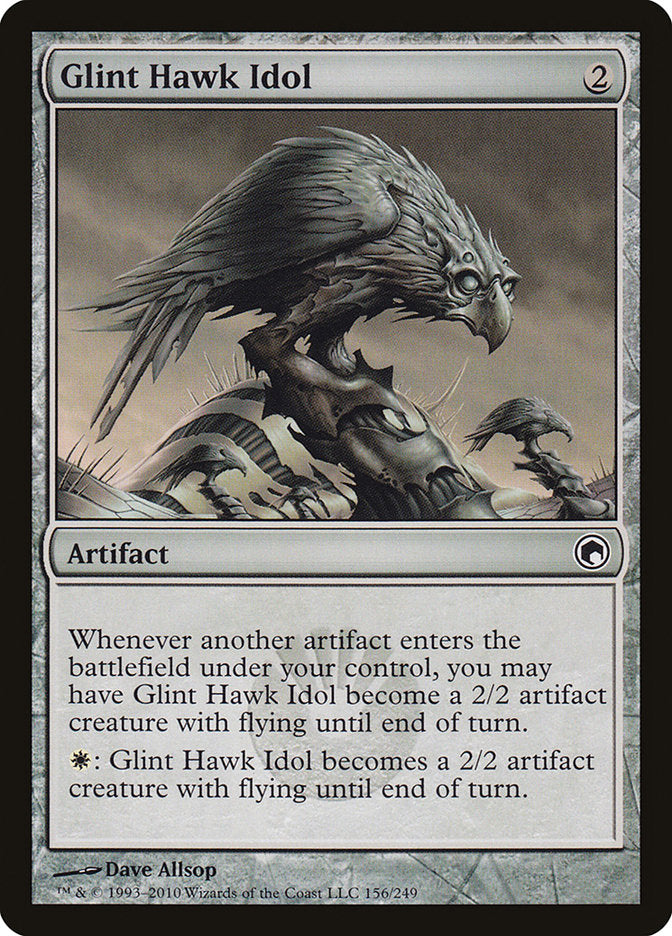 Glint Hawk Idol [Scars of Mirrodin] | Anubis Games and Hobby