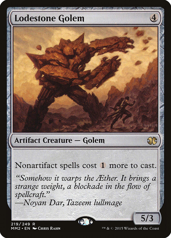 Lodestone Golem [Modern Masters 2015] | Anubis Games and Hobby