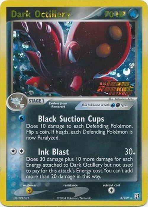 Dark Octillery (8/109) (Stamped) [EX: Team Rocket Returns] | Anubis Games and Hobby