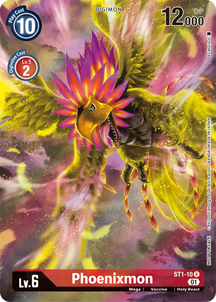 Phoenixmon [ST1-10] (Alternate Art) [Starter Deck: Gaia Red] | Anubis Games and Hobby