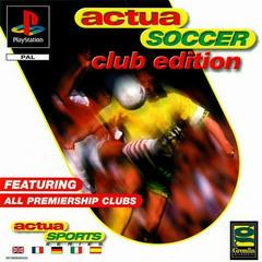 Actua Soccer Club Edition - PAL Playstation | Anubis Games and Hobby