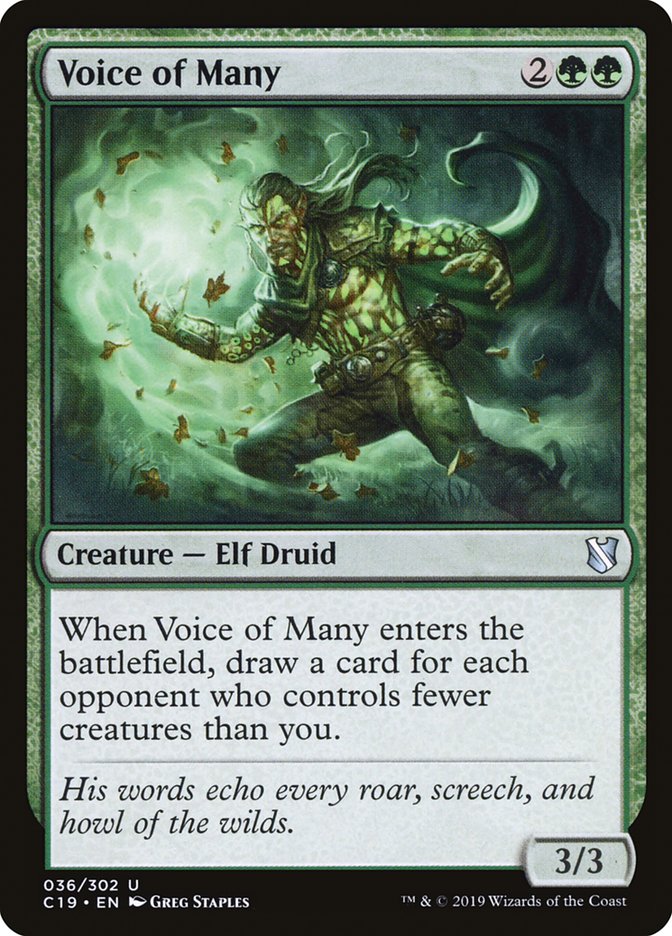 Voice of Many [Commander 2019] | Anubis Games and Hobby