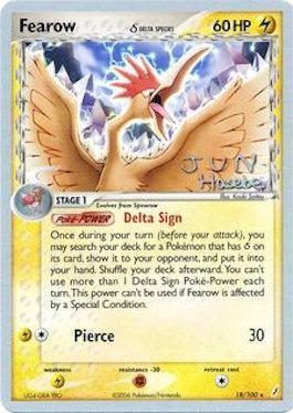 Fearow (18/100) (Delta Species) (Flyvees - Jun Hasebe) [World Championships 2007] | Anubis Games and Hobby
