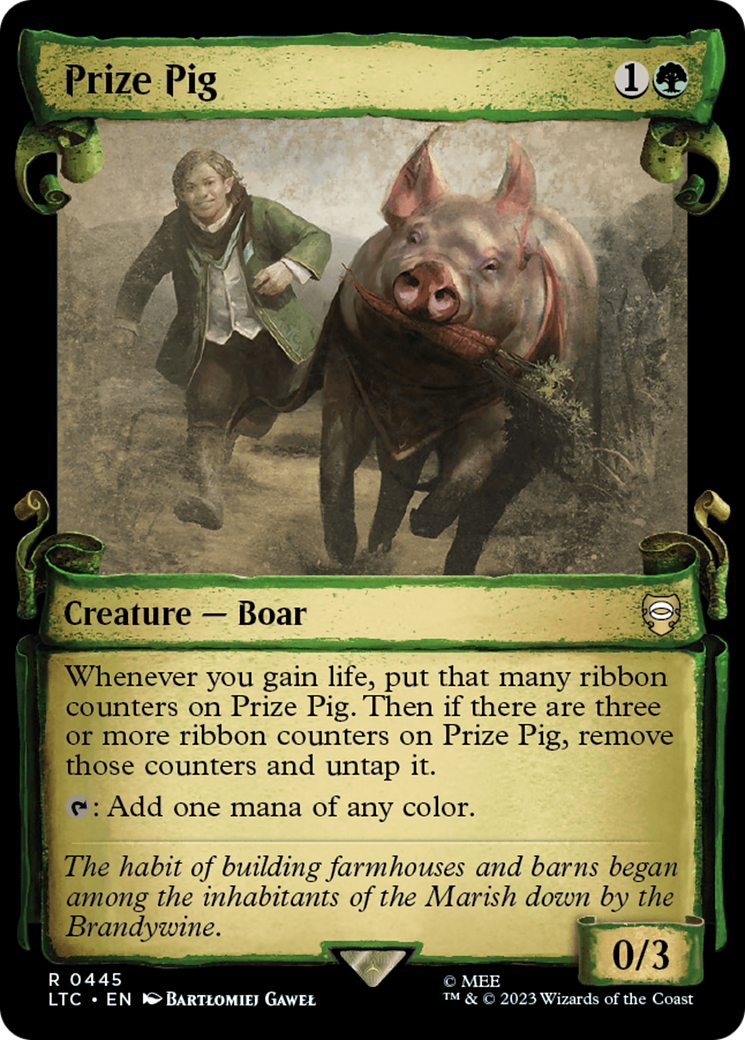 Prize Pig [The Lord of the Rings: Tales of Middle-Earth Commander Showcase Scrolls] | Anubis Games and Hobby