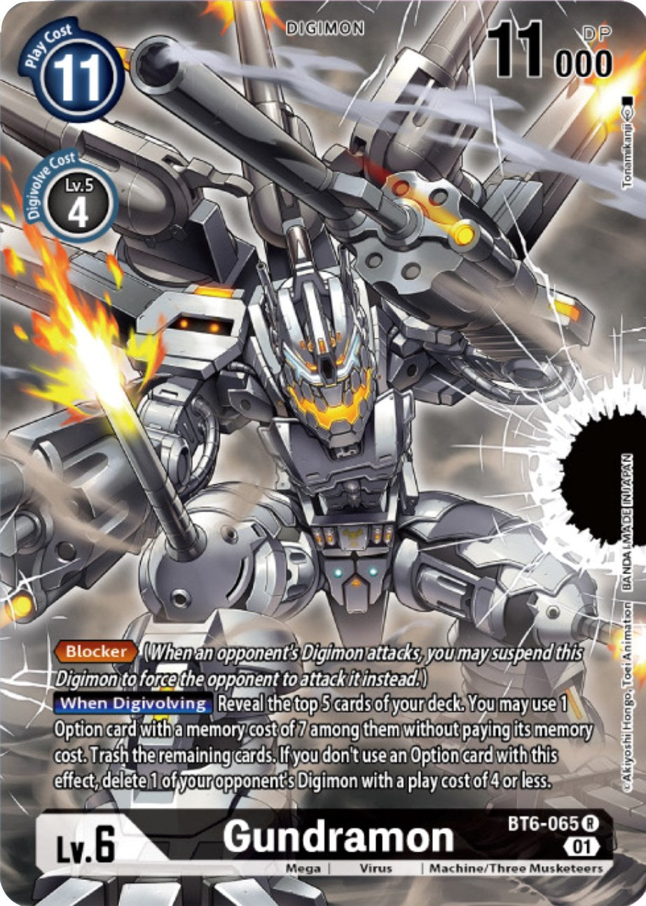 Gundramon [BT6-065] (Digimon Card Game Deck Box Set) [Double Diamond Promos] | Anubis Games and Hobby