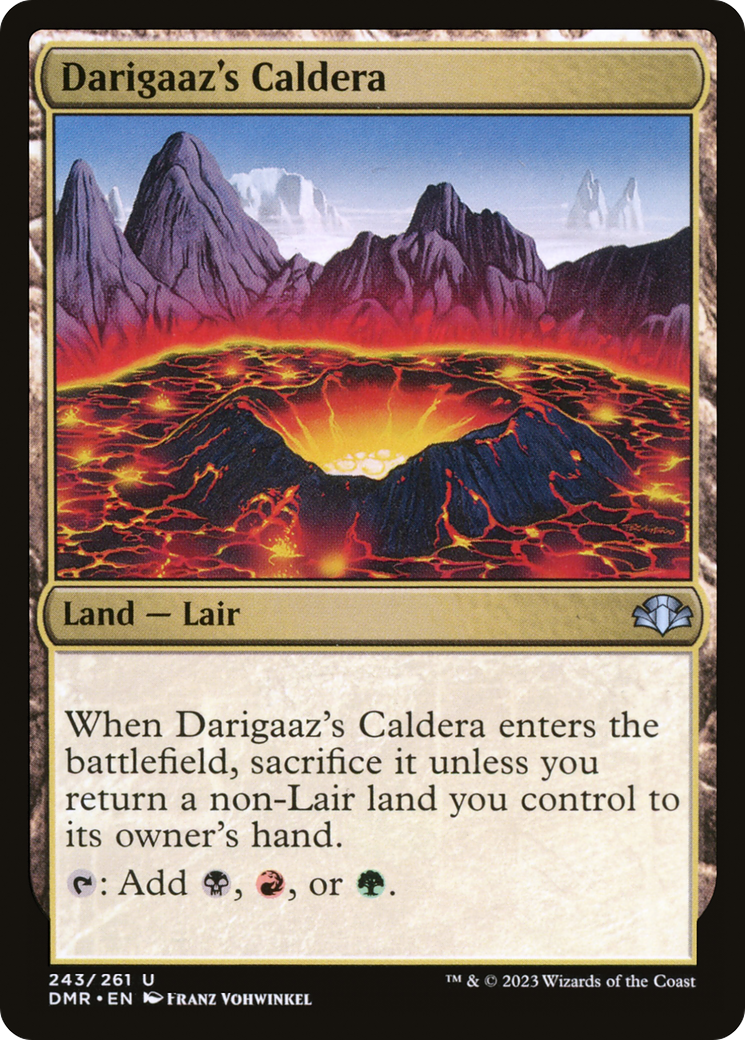 Darigaaz's Caldera [Dominaria Remastered] | Anubis Games and Hobby