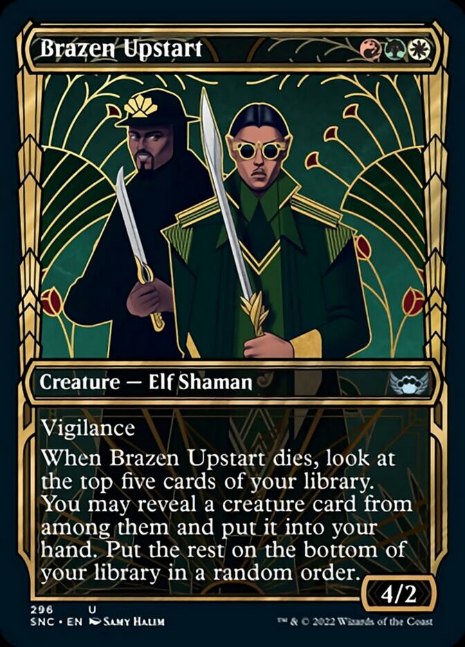 Brazen Upstart (Showcase Golden Age) [Streets of New Capenna] | Anubis Games and Hobby