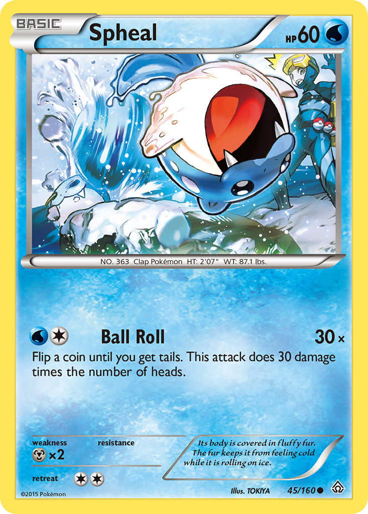 Spheal (45/160) [XY: Primal Clash] | Anubis Games and Hobby