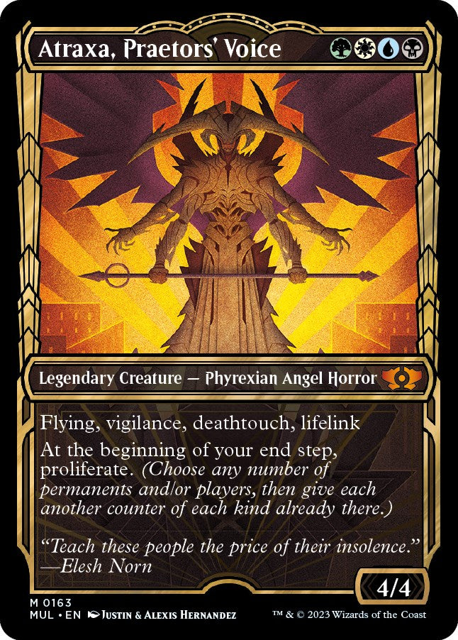 Atraxa, Praetors' Voice (Halo Foil) [Multiverse Legends] | Anubis Games and Hobby