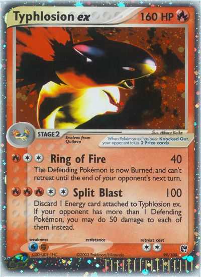 Typhlosion ex (99/100) [EX: Sandstorm] | Anubis Games and Hobby