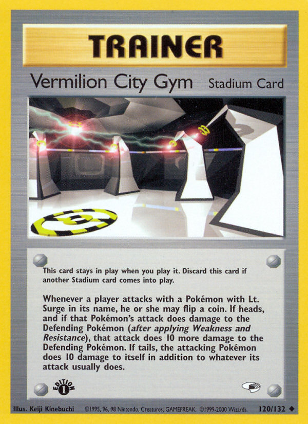 Vermilion City Gym (120/132) [Gym Heroes 1st Edition] | Anubis Games and Hobby