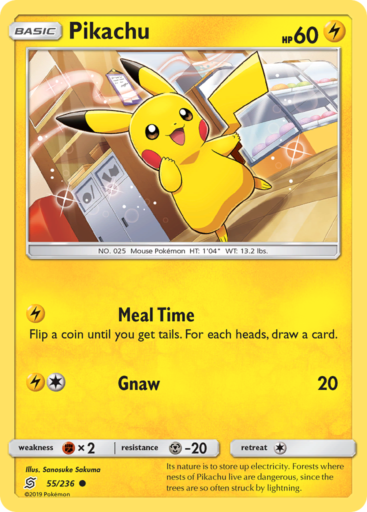 Pikachu (55/236) [Sun & Moon: Unified Minds] | Anubis Games and Hobby