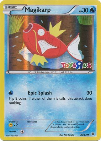 Magikarp (22/83) (Toys R Us Promo) [XY: Generations] | Anubis Games and Hobby