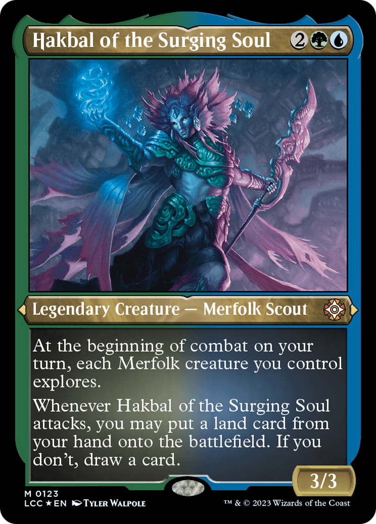 Hakbal of the Surging Soul (Display Commander) [The Lost Caverns of Ixalan Commander] | Anubis Games and Hobby