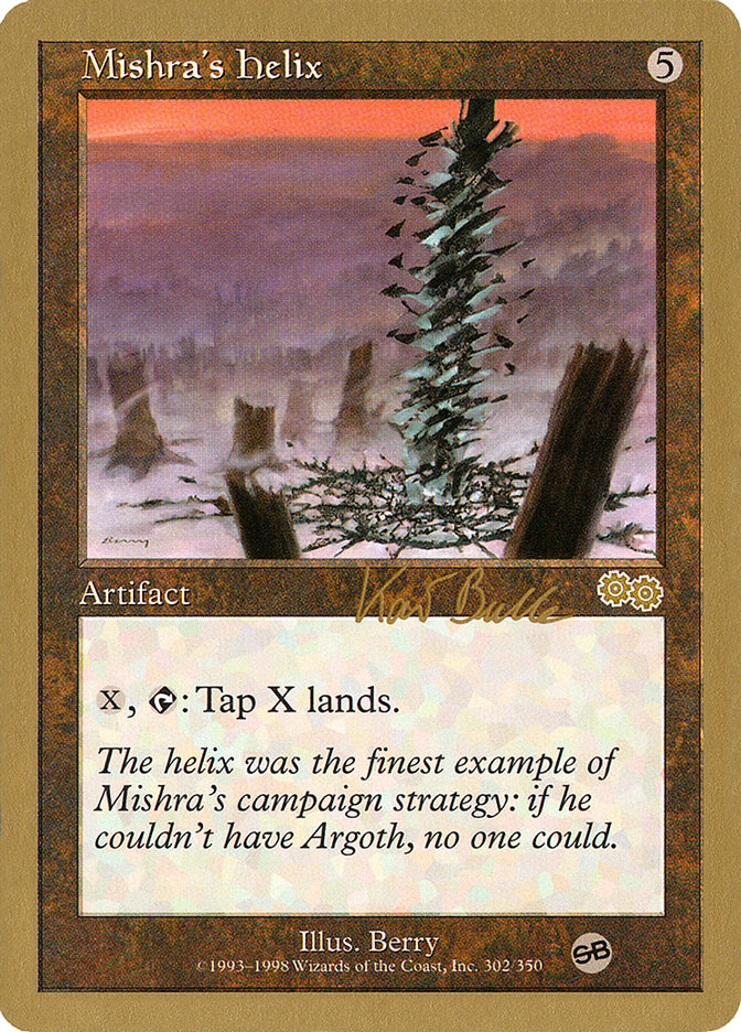 Mishra's Helix (Kai Budde) (SB) [World Championship Decks 1999] | Anubis Games and Hobby