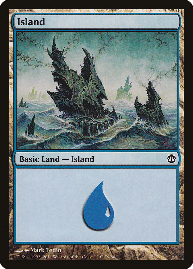 Island (79) [Duel Decks: Ajani vs. Nicol Bolas] | Anubis Games and Hobby