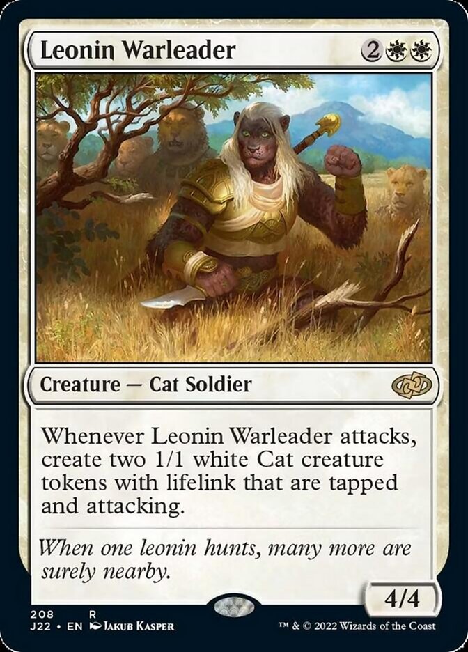 Leonin Warleader [Jumpstart 2022] | Anubis Games and Hobby