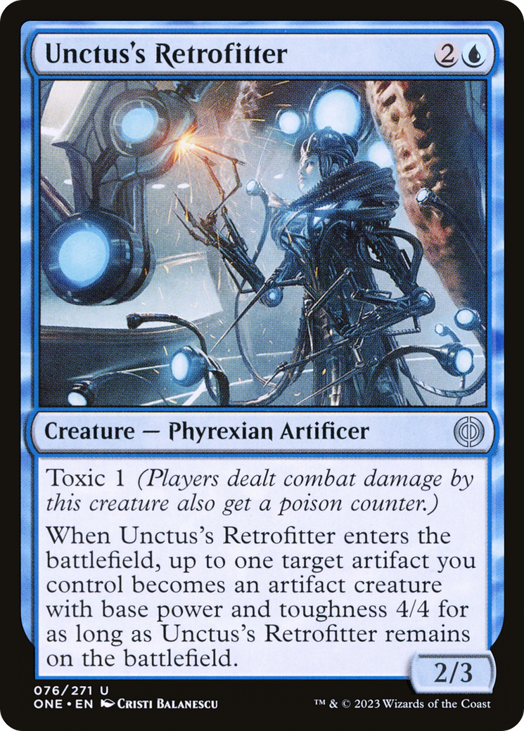 Unctus's Retrofitter [Phyrexia: All Will Be One] | Anubis Games and Hobby